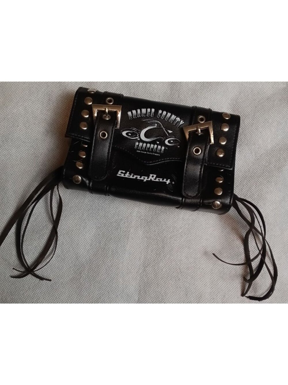 Vintage Orange County Choppers Motorcycle Bag Wallet Sting Ray OCC 2004